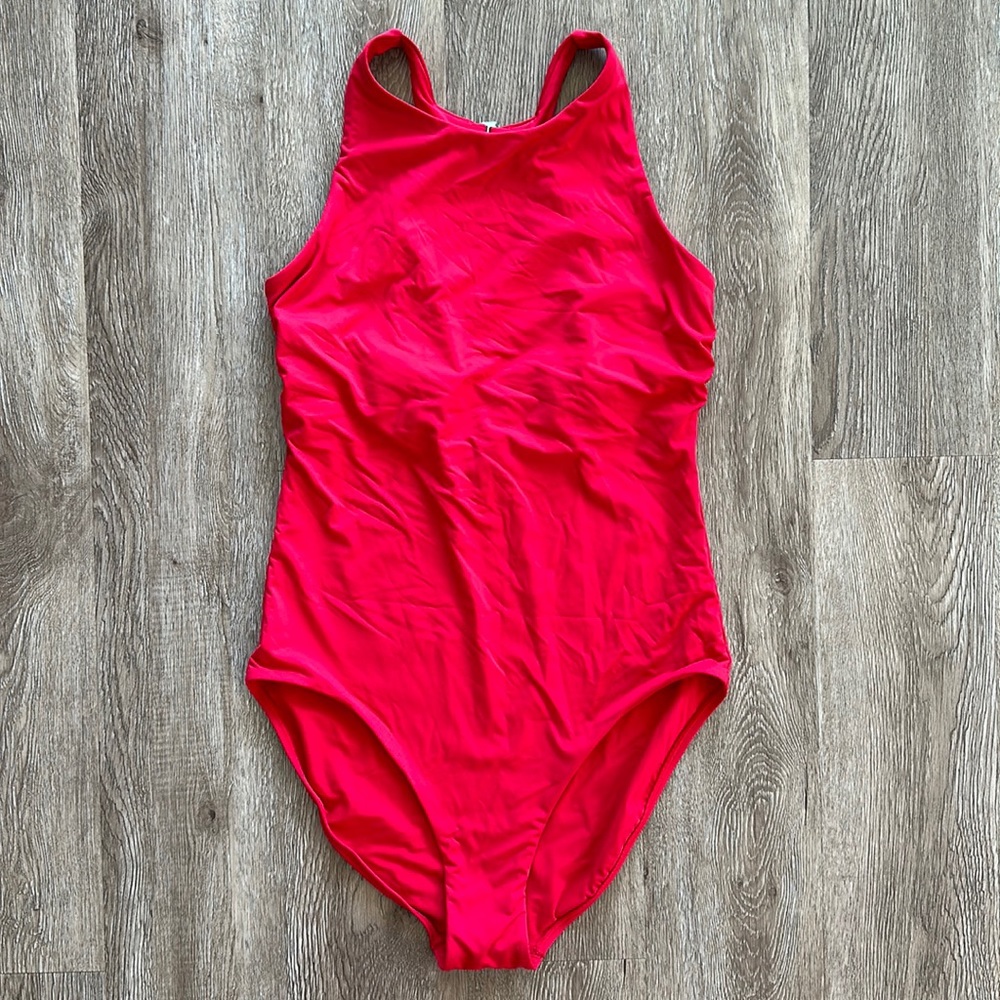 Athleta Vibrant Red One Piece Swimsuit